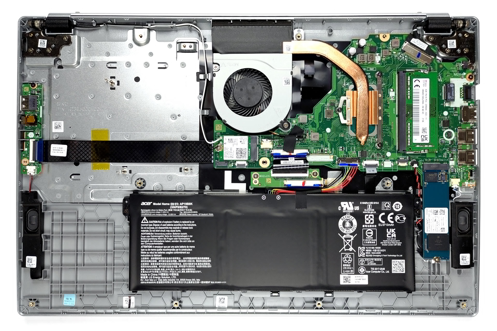 How to replace and fix ACER A317-33 A317-53 A517-52 GH7AT LED DC02003RP00 LCD Cable (Acer Aspire 3 (A317-53))